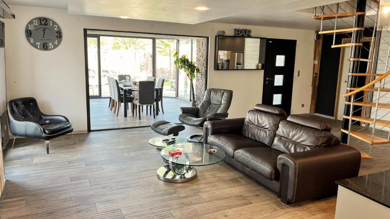 Villa Dali La Garde 260M2 Jacuzzi, Sauna, Piscine, Jardin 500M2, 5 Minutes De La Plage Экстерьер фото