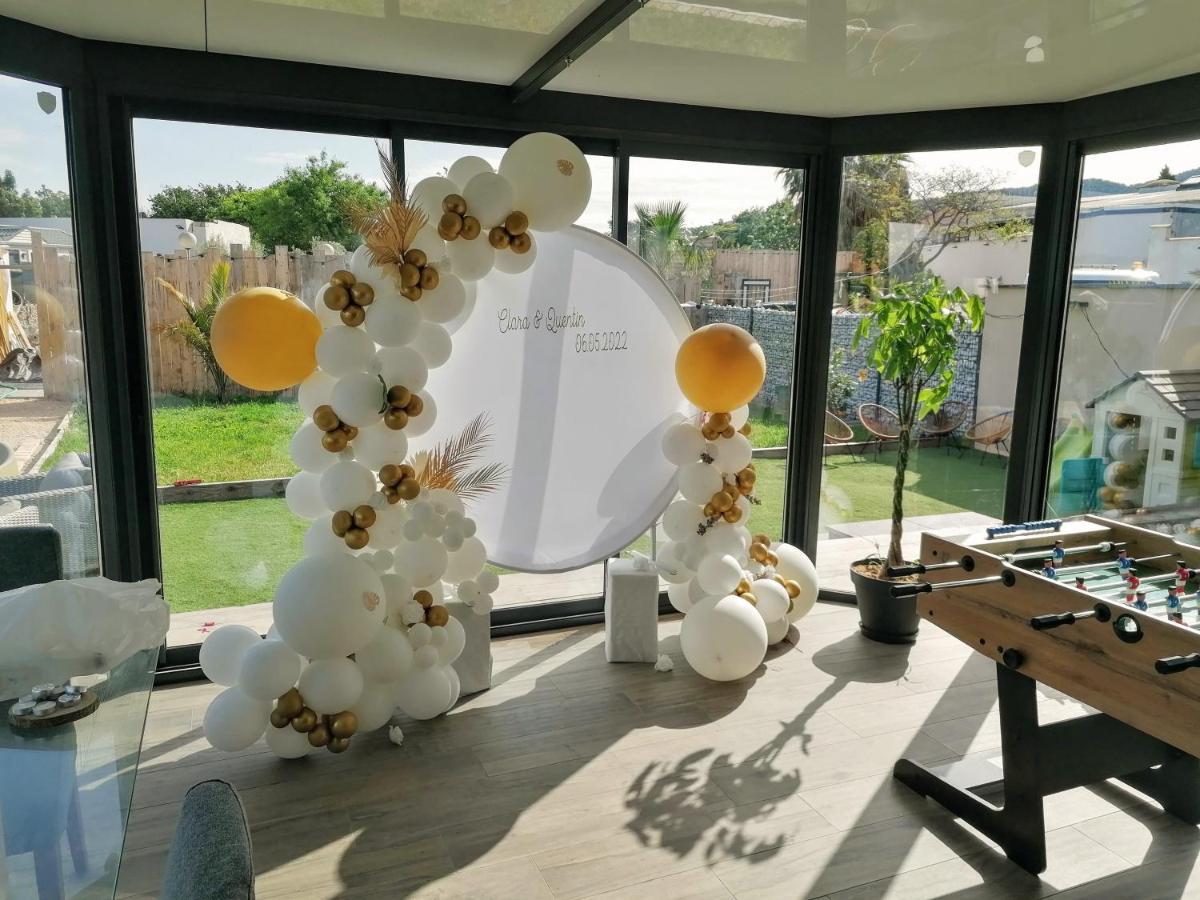 Villa Dali La Garde 260M2 Jacuzzi, Sauna, Piscine, Jardin 500M2, 5 Minutes De La Plage Экстерьер фото